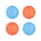 PlayVital 4Pcs Joystick Caps for Nintendo Switch 2, Silicone Thumbstick Grip Cover for Joycon 2 - Blue & Orange PlayVital