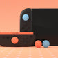 PlayVital 4Pcs Joystick Caps for Nintendo Switch 2, Silicone Thumbstick Grip Cover for Joycon 2 - Blue & Orange PlayVital
