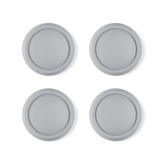 PlayVital 4Pcs Joystick Caps for Nintendo Switch 2, Silicone Thumbstick Grip Cover for Joycon 2 - New Hope Gray PlayVital