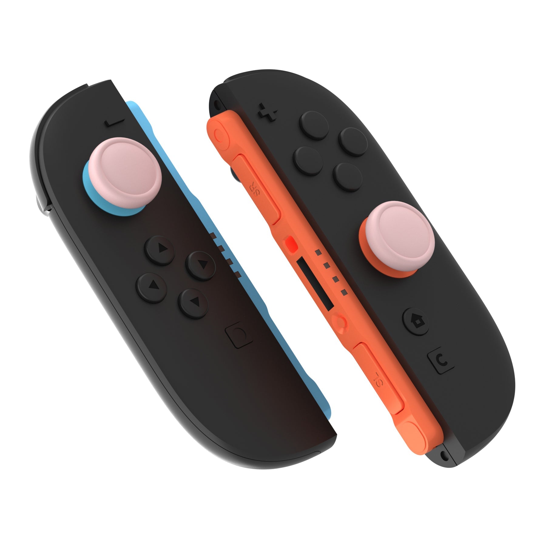 PlayVital 4Pcs Joystick Caps for Nintendo Switch 2, Silicone Thumbstick Grip Cover for Joycon 2 - Pink PlayVital