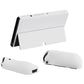 PlayVital AlterGrips Dockable Hard Shell Protective Case with Thumb Grip Caps & Button Caps for Nintendo Switch OLED - White playvital