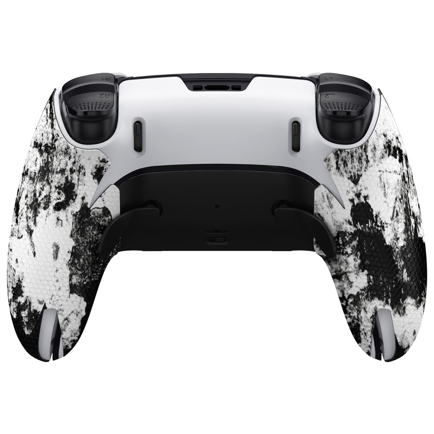 PlayVital Anti-Skid Sweat-Absorbent Controller Grip for ps5 Edge Wireless Controller, Professional Textured Soft PU Handle Grips Anti Sweat Protector for ps5 Edge Controller - Biohazard - PFPJ150 PlayVital