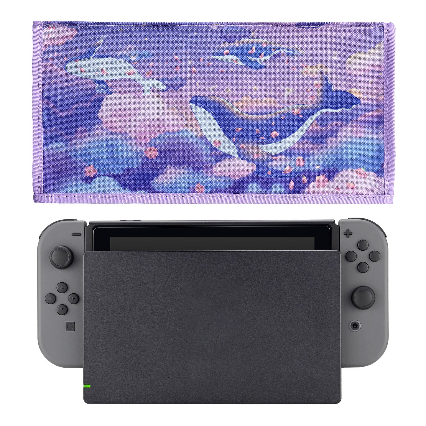 PlayVital Anti Scratch Waterproof Nylon Dust Cover for Nintendo Switch & Switch OLED Charging Dock - Nebula Galaxy - NTA8014 (Copy) PlayVital