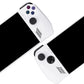 PlayVital Black Thumbsticks Grips Caps for ROG Ally, Silicone Thumb Grips Joystick Caps for ROG Ally - Diamond Grain & Crack Bomb Design - TAURGM005 PlayVital