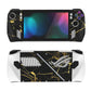 PlayVital Black & Gold Marble Effect Custom Stickers Vinyl Wraps Protective Skin Decal for ROG Ally Handheld Gaming Console - RGTM006 PlayVital
