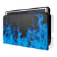 PlayVital Blue Flame Custom Dock Faceplate Cover for Nintendo Switch OLED Charging Dock - NTG8003 PlayVital