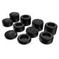 PlayVital 10 Pcs Ergonomic Thumbstick Grips for ps5, for ps4, CRYSTAL Universal Pro Thumb Grip Caps for Xbox Series X/S, Xbox One/Elite Series 2, Switch Pro - with 3 Height Convex and Concave - Black - PJM2051 PlayVital