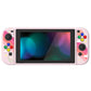 PlayVital Candy Rainbow Unicorn Protective Case for NS Switch, Soft TPU Slim Case Cover for NS Switch Console with Colorful ABXY Direction Button Caps - NTU6010 PlayVital