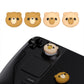 PlayVital Cat Paw Design Thumb Grip Caps for Steam Deck LCD & OLED, for PS Portal Remote Player - Cozy Bear PlayVital