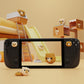 PlayVital Cat Paw Design Thumb Grip Caps for Steam Deck LCD & OLED, for PS Portal Remote Player - Cozy Bear PlayVital