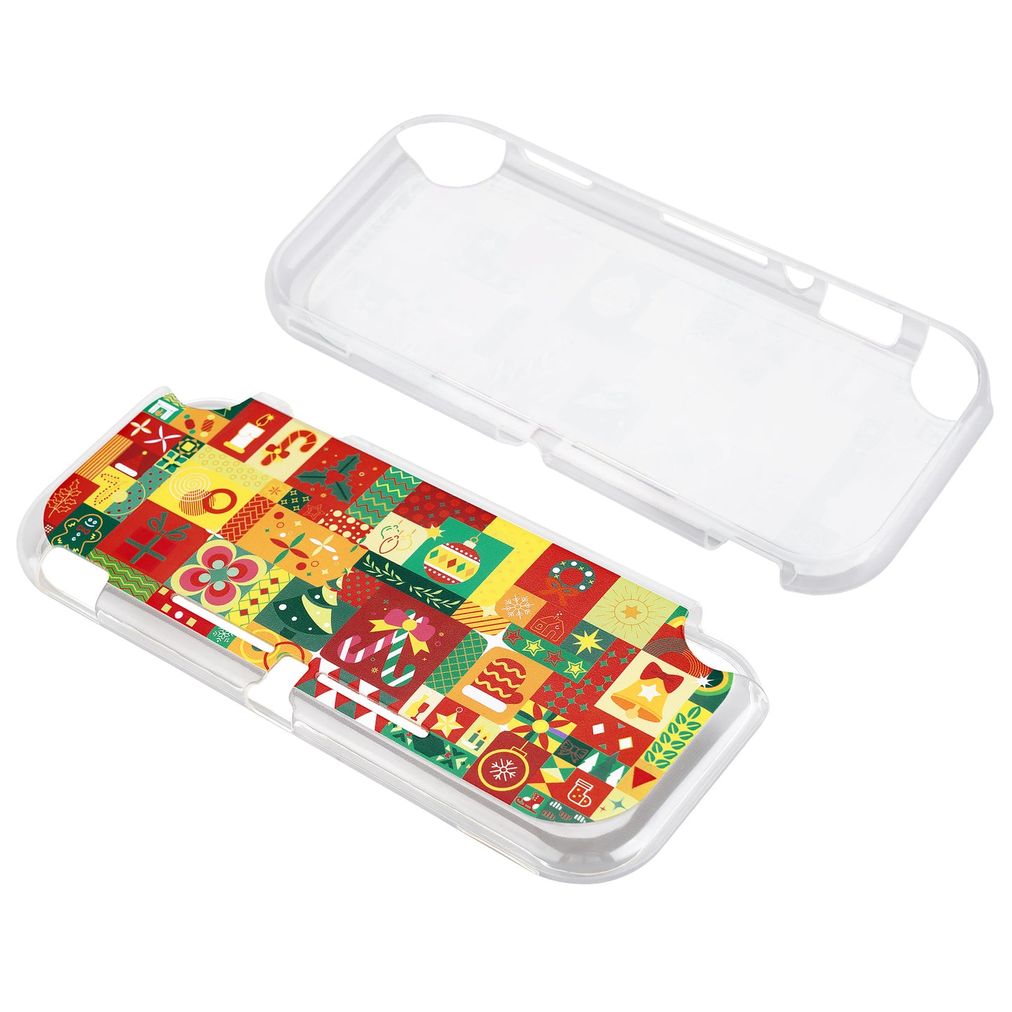 PlayVital Christmas Wrap Custom Protective Case for NS Switch Lite, Soft TPU Slim Case Cover for NS Switch Lite - LTU6033