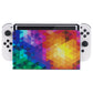 PlayVital Colorful Triangle Custom Dock Faceplate Cover for Nintendo Switch OLED Charging Dock - NTG8005 PlayVital