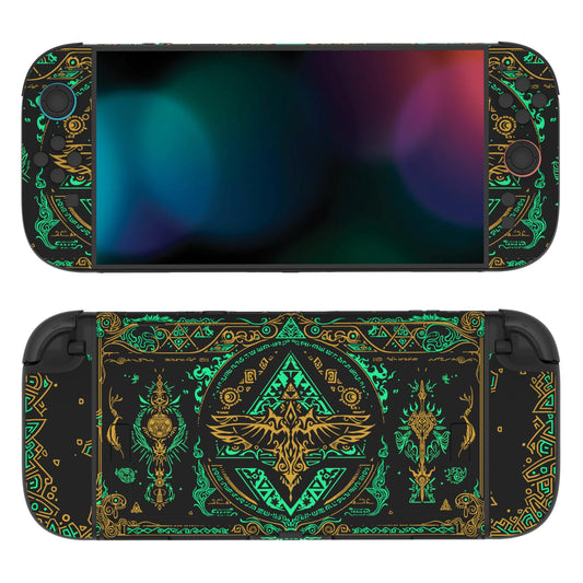 PlayVital Custom Full Set Protective Skin Decal for Nintendo Switch 2 (2025) Console & Joycon - Totem of Kingdom PlayVital
