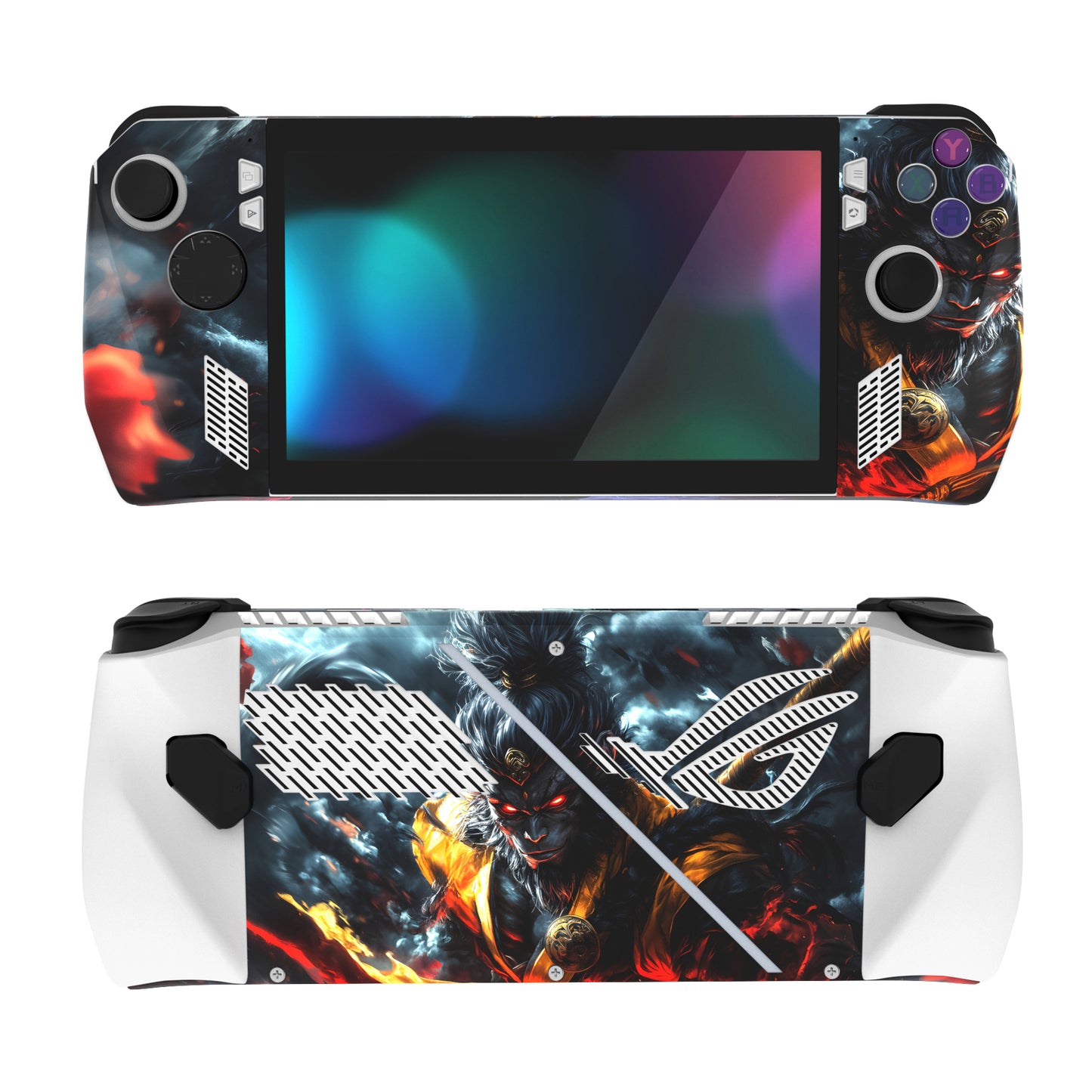 PlayVital Custom Stickers Vinyl Wraps Protective Skin Decal for ROG Ally Console - Cloudstorm Wukong PlayVital