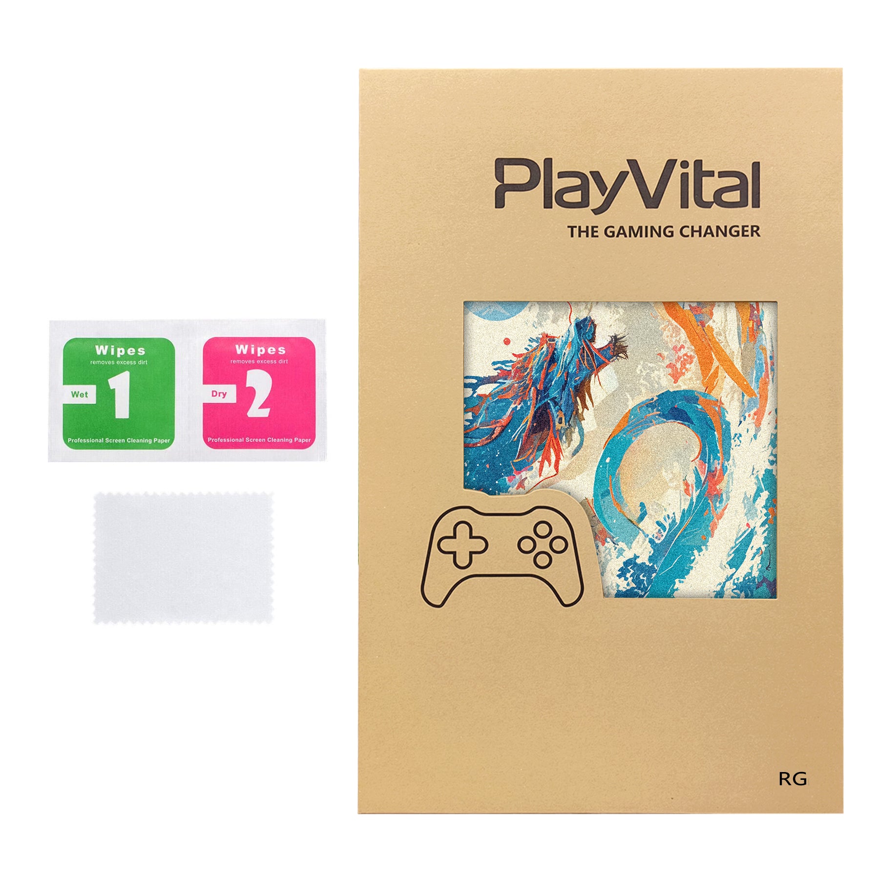 PlayVital Custom Stickers Vinyl Wraps Protective Skin Decal for ROG Ally Console - Dragon's Elysium - RGTM034 PlayVital
