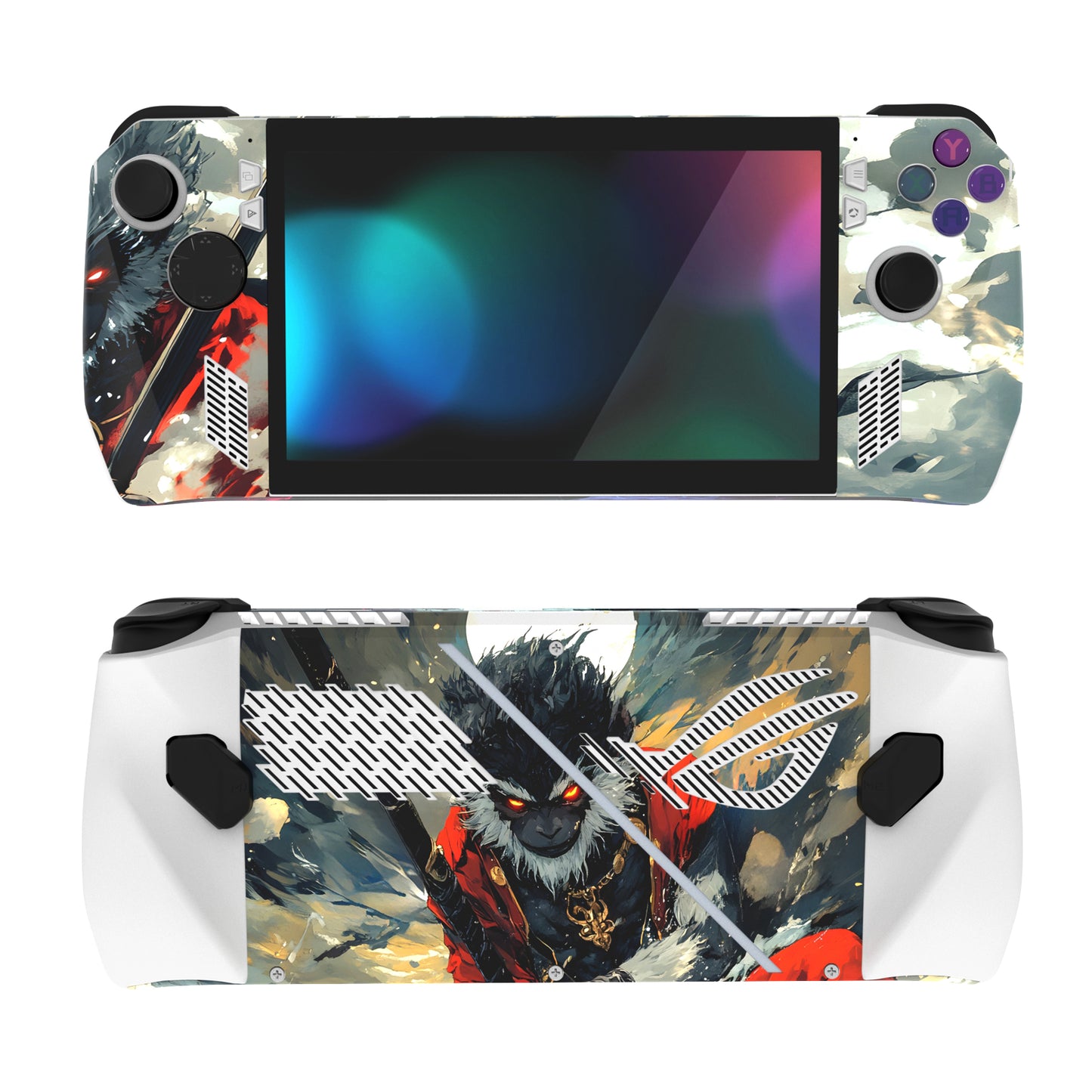 PlayVital Custom Stickers Vinyl Wraps Protective Skin Decal for ROG Ally Console - Fallen Wukong PlayVital