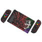 PlayVital Customized Dockable Hard Shell Protective Case with Colorful ABXY Direction Button Caps for Nintendo Switch Console - Clown Hahaha PlayVital