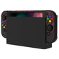 PlayVital Customized Dockable Hard Shell Protective Case with Colorful ABXY Direction Button Caps for Nintendo Switch Console - Clown Hahaha PlayVital