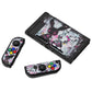 PlayVital Customized Dockable Hard Shell Protective Case with Colorful ABXY Direction Button Caps for Nintendo Switch Console - Lovely Punky Bunny PlayVital