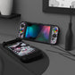 PlayVital Customized Dockable Hard Shell Protective Case with Colorful ABXY Direction Button Caps for Nintendo Switch Console - Lovely Punky Bunny PlayVital