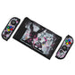 PlayVital Customized Dockable Hard Shell Protective Case with Colorful ABXY Direction Button Caps for Nintendo Switch Console - Lovely Punky Bunny PlayVital