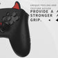 PlayVital Cute Demon Anti-Slip Silicone Grip Cover with Thumb Grips and Stickers for Nintendo Switch Pro Controller - Black PlayVital