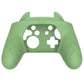 PlayVital Cute Demon Anti-Slip Silicone Grip Cover with Thumb Grips and Stickers for Nintendo Switch Pro Controller - Matcha Green PlayVital