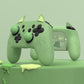 PlayVital Cute Demon Anti-Slip Silicone Grip Cover with Thumb Grips and Stickers for Nintendo Switch Pro Controller - Matcha Green PlayVital