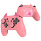 PlayVital Cute Demon Anti-Slip Silicone Grip Cover with Thumb Grips and Stickers for Nintendo Switch Pro Controller - Pink PlayVital