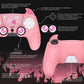 PlayVital Cute Demon Controller Silicone Case with Thumb Grips for PS5 Wireless Controller, Compatible with Charging Station - Pink - DEPFP003 PlayVital