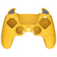 PlayVital Cute Demon Controller Silicone Case with Thumb Grips for PS5 Wireless Controller, Compatible with Charging Station - Yellow - DEPFP006 PlayVital