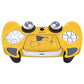 PlayVital Cute Demon Controller Silicone Case with Thumb Grips for PS5 Wireless Controller, Compatible with Charging Station - Yellow - DEPFP006 PlayVital