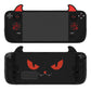 PlayVital Cute Demon Protective Case with Thumb Grips Caps for Steam Deck LCD & OLED - Black