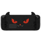 PlayVital Cute Demon Protective Case with Thumb Grips Caps for Steam Deck LCD & OLED - Black