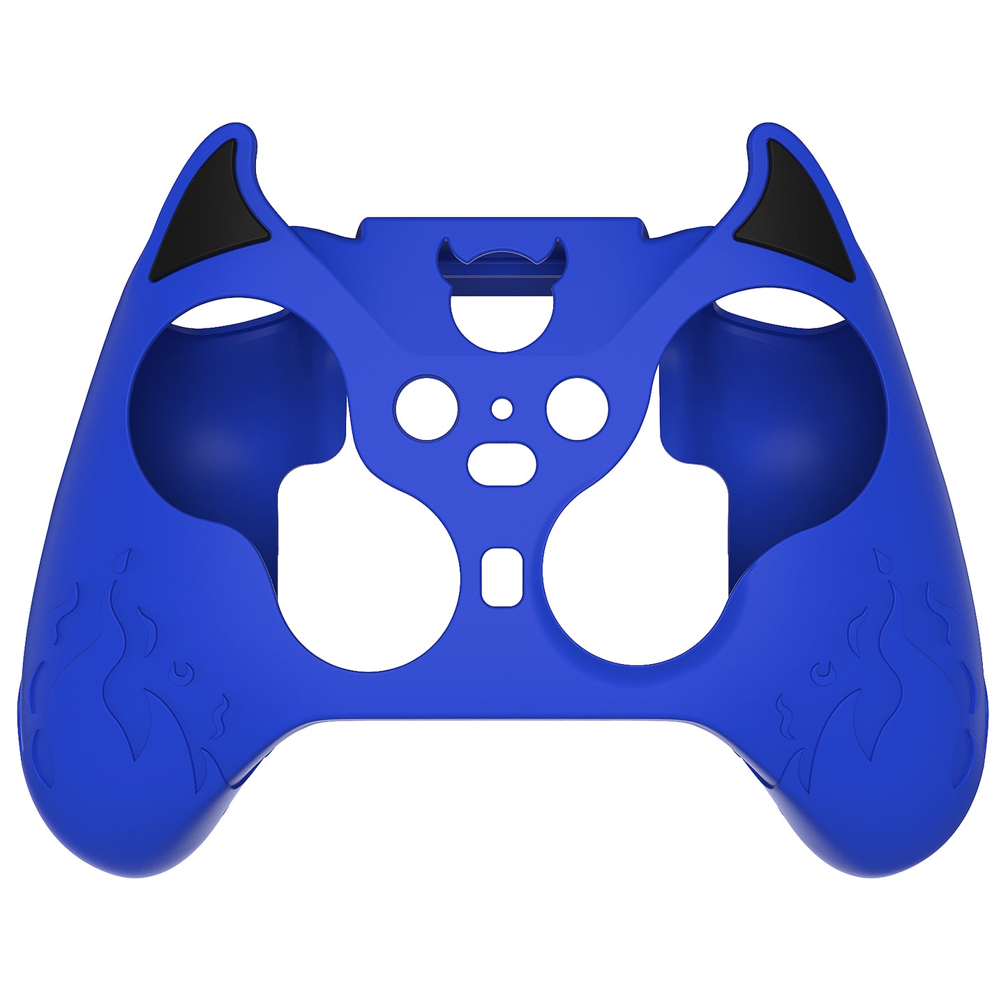 PlayVital Cute Demon Silicone Case Cover with Thumb Grips Caps for Xbox Elite Series 2 Controller & Xbox Elite Series 2 Core Controller - Blue PlayVital