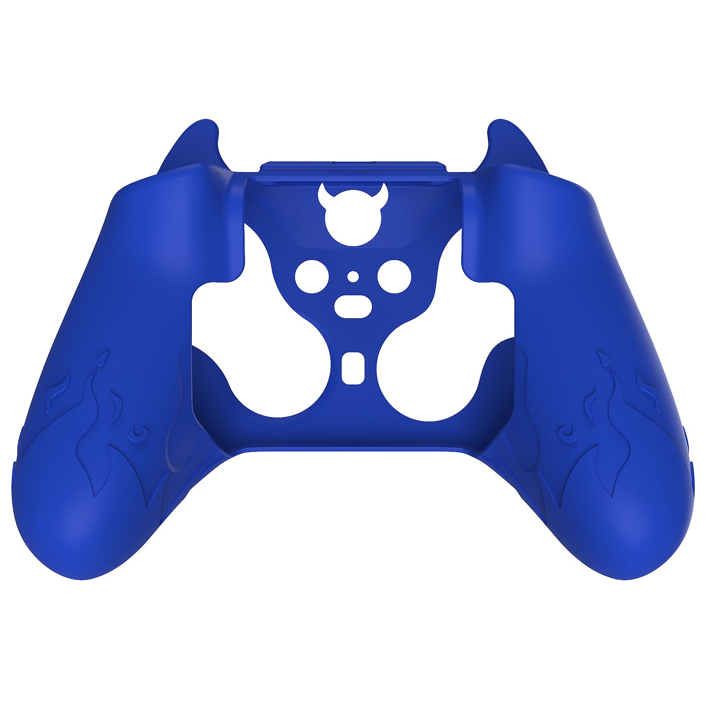 PlayVital Cute Demon Silicone Case Cover with Thumb Grips Caps for Xbox Elite Series 2 Controller & Xbox Elite Series 2 Core Controller - Blue PlayVital