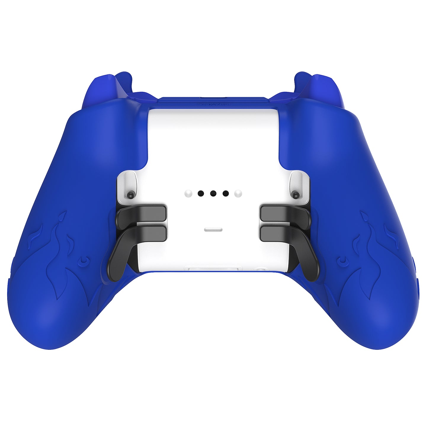 PlayVital Cute Demon Silicone Case Cover with Thumb Grips Caps for Xbox Elite Series 2 Controller & Xbox Elite Series 2 Core Controller - Blue PlayVital