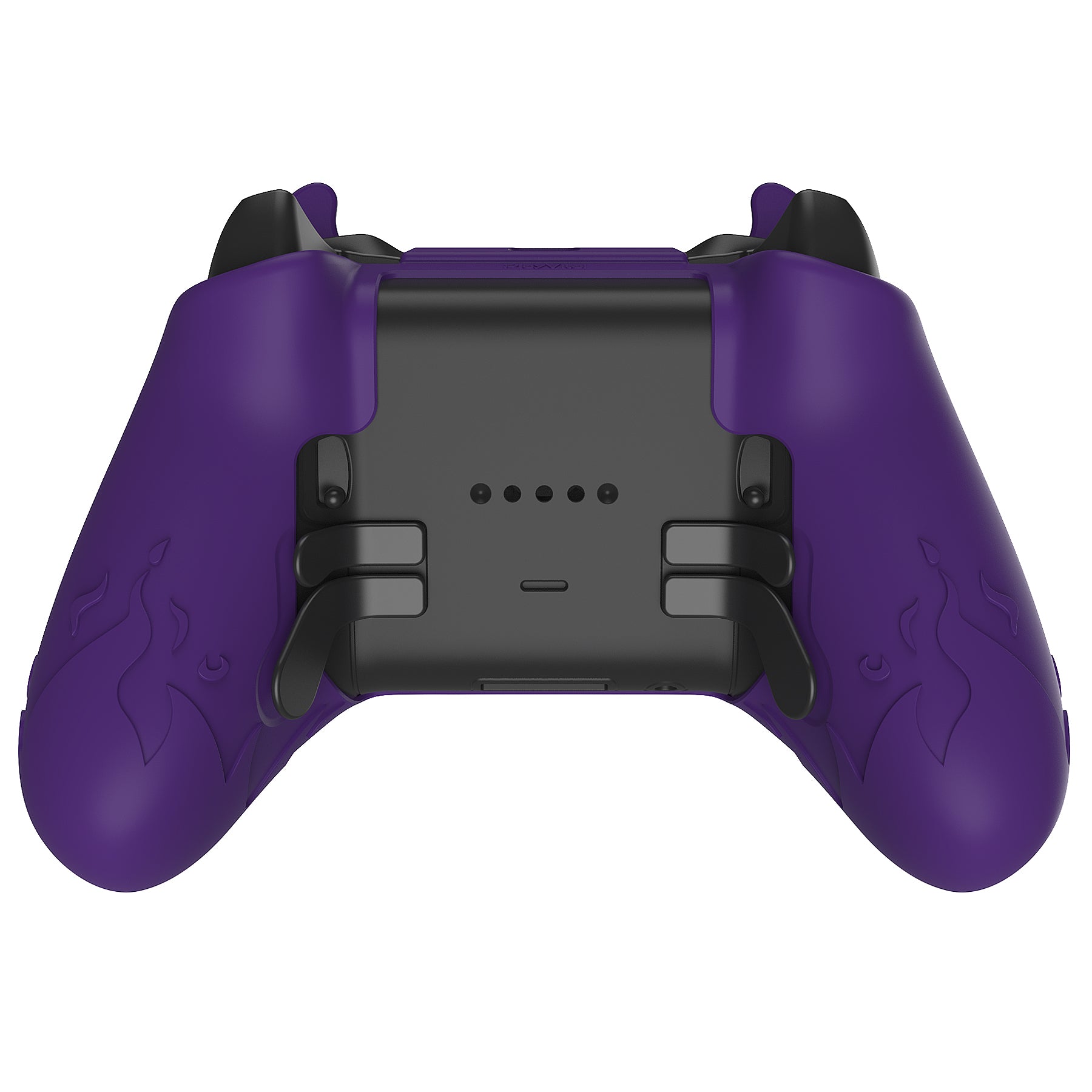 PlayVital Cute Demon Silicone Case Cover with Thumb Grips Caps for Xbox Elite Series 2 Controller & Xbox Elite Series 2 Core Controller - Purple - UQNE2P001 PlayVital