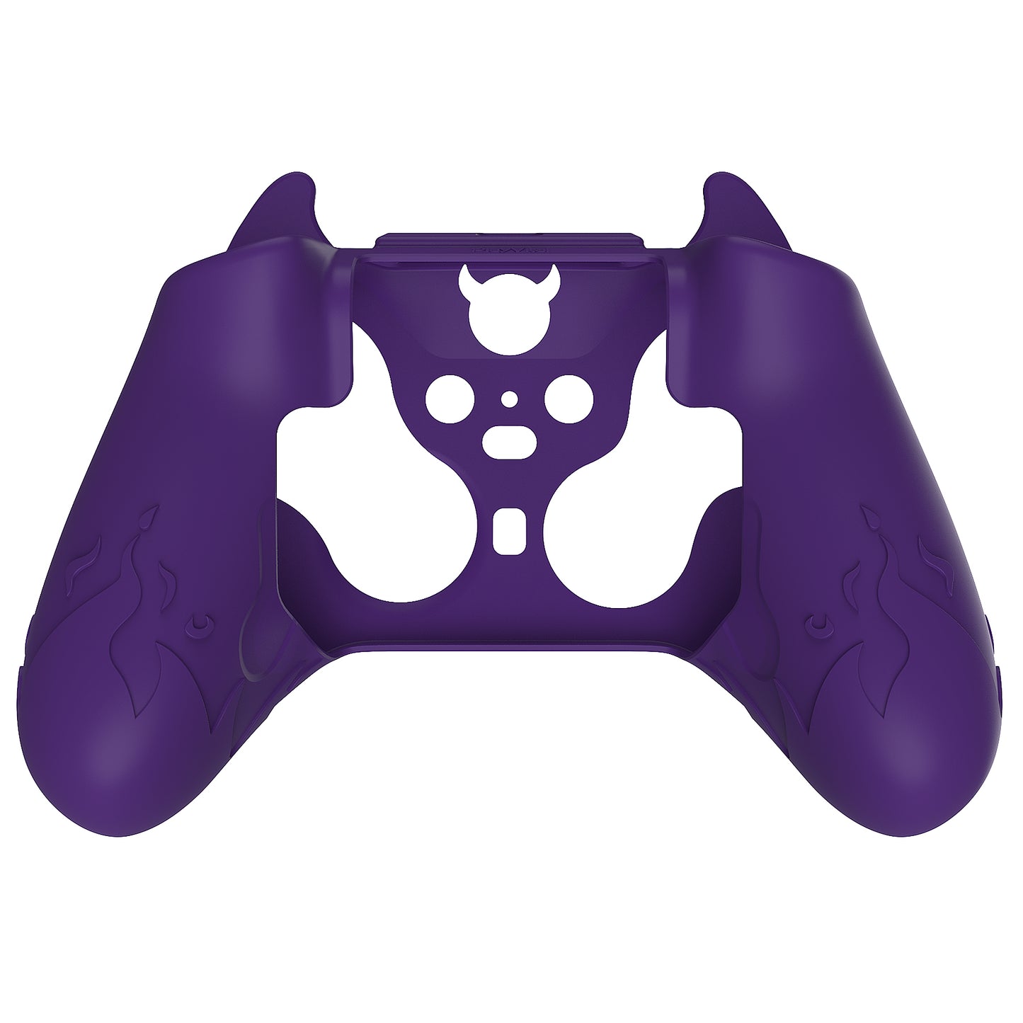 PlayVital Cute Demon Silicone Case Cover with Thumb Grips Caps for Xbox Elite Series 2 Controller & Xbox Elite Series 2 Core Controller - Purple - UQNE2P001 PlayVital