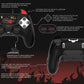 PlayVital Cute Demon Silicone Case with Touch Pad Sticker & Thumb Grip Caps for PS5 Edge Controller - Black PlayVital
