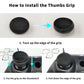 PlayVital Cute Demon Silicone Case with Touch Pad Sticker & Thumb Grip Caps for PS5 Edge Controller - Black PlayVital