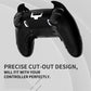 PlayVital Cute Demon Silicone Case with Touch Pad Sticker & Thumb Grip Caps for PS5 Edge Controller - Black PlayVital