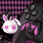 PlayVital Cute Thumb Grip Caps for PS5 & PS4 & Xbox Series X/S & Switch Pro Controller - Lovely Punky Bunnies PlayVital