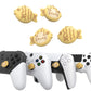 PlayVital Cute Thumb Grip Caps for PS5 & PS4 & Xbox Series X/S & Switch Pro Controller - Taiyaki Kitten PlayVital