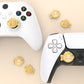 PlayVital Cute Thumb Grip Caps for PS5 & PS4 & Xbox Series X/S & Switch Pro Controller - Taiyaki Kitten PlayVital