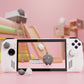 PlayVital Cute Thumb Grip Caps for ROG Ally, Silicone Joystick Caps Thumbsticks Grips for ROG Ally Console - Cutie Kitty - TAURGM002 PlayVital