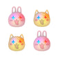 PlayVital Cute Universal Illuminated LED Thumbstick Grips for ps5 & ps4 & Xbox Series X/S & Xbox One & Switch Pro Controller - Cheeky Bunny & Puppy PlayVital