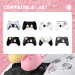 PlayVital Cute Universal Illuminated LED Thumbstick Grips for ps5 & ps4 & Xbox Series X/S & Xbox One & Switch Pro Controller - Cheeky Bunny & Puppy PlayVital