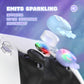 PlayVital Cute Universal Illuminated LED Thumbstick Grips for ps5 & ps4 & Xbox Series X/S & Xbox One & Switch Pro Controller - Jellyfish Purple & Blue - PJM6002 PlayVital