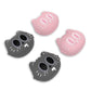 PlayVital Cute Universal Illuminated LED Thumbstick Grips for ps5 & ps4 & Xbox Series X/S & Xbox One & Switch Pro Controller - Moonlight Cat PlayVital